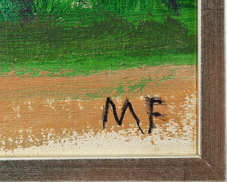 MOLLIE FAUSTMAN, olja på duk, sign.