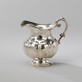 KAFFESERVIS, 3 st, silver, Helsingfors 1952. Totalvikt 1193 g.