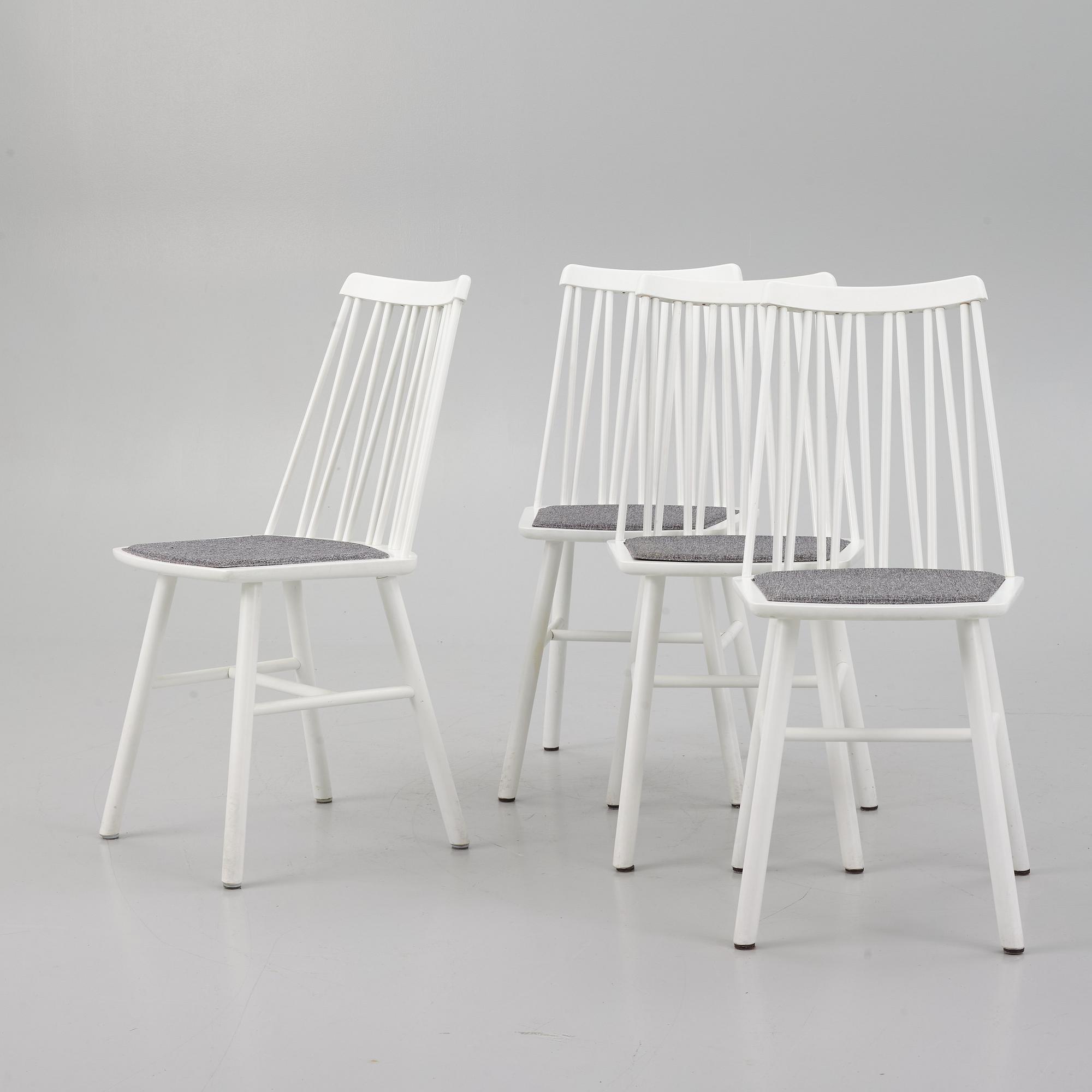 Markus Johansson, four 'Zigzag' chairs, Hans K.
