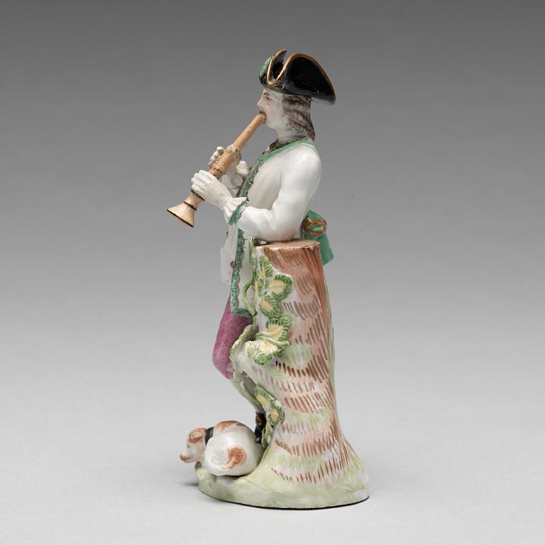 FIGURIN, porslin. Wien, 1700-tal.