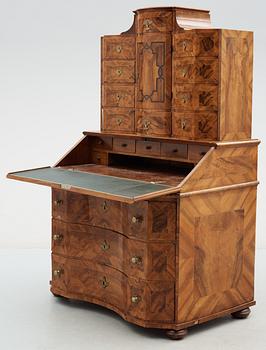 A German late Baroque 18th century Tabernakelschrank.