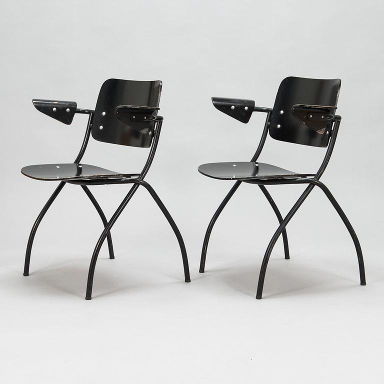 Ilmari Tapiovaara, six mid-20th-century 'Nana' armchairs for Merva.