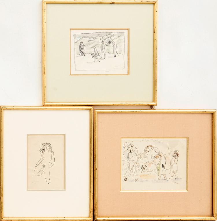 Jules Pascin, 3 st Utan titel.