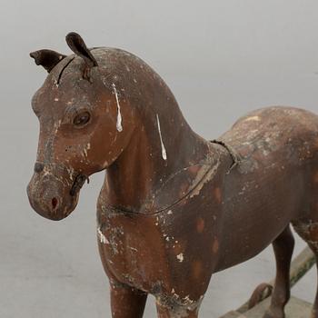 A ROCKING HORSE, 20th century.