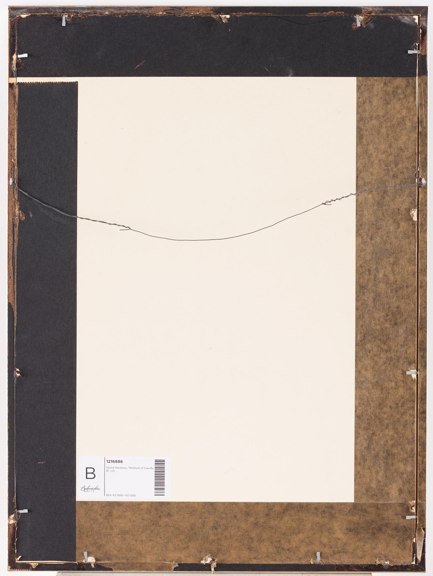 David Hockney, "Portrait of Cavafy II".