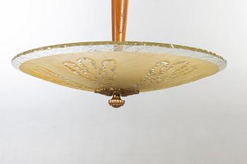 Ceiling luminaire, 1930s / 40s.