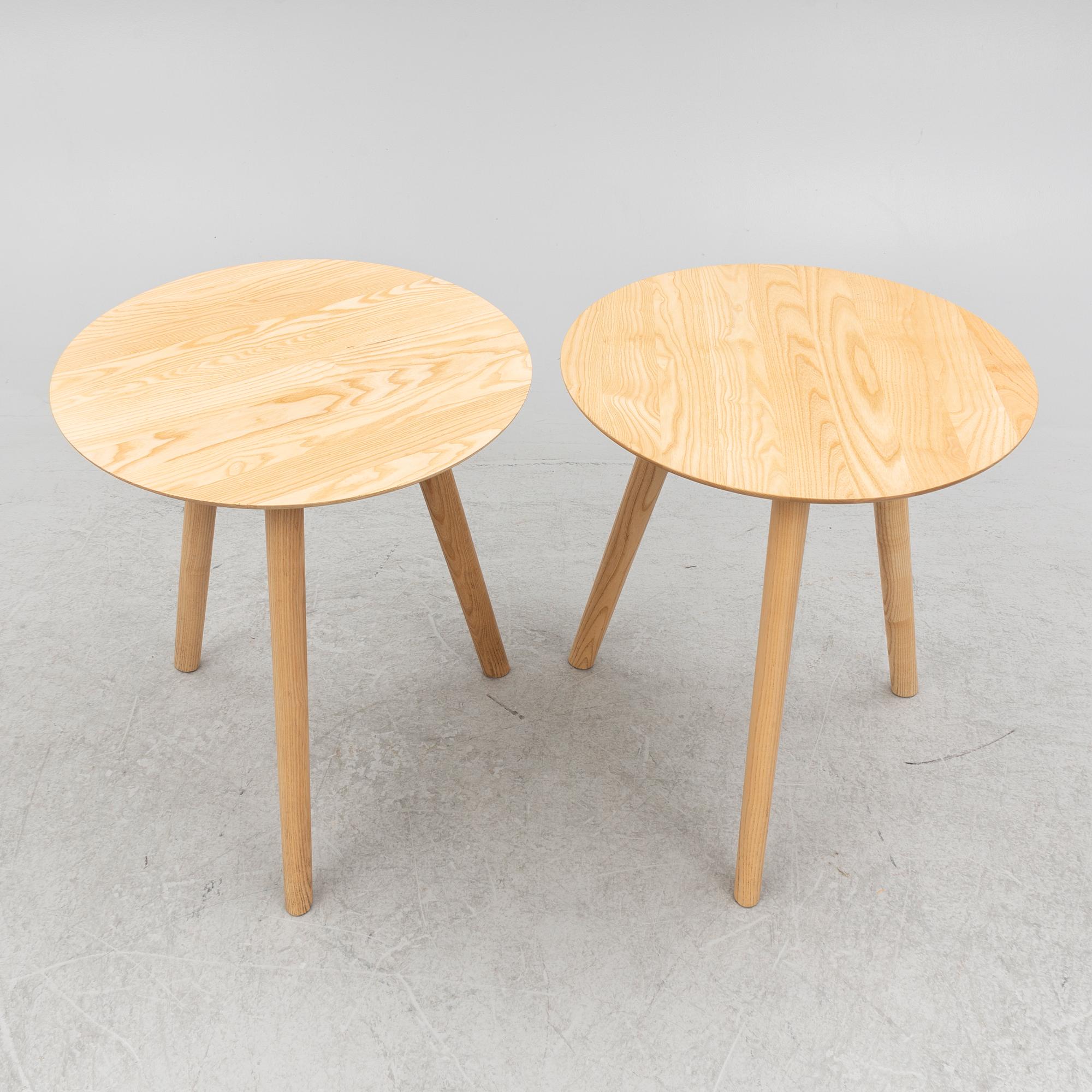 Ronan & Erwan Bouroullec, table, a pair. "MC3 OSSO", Mattiazzi, Italy, after 2011.