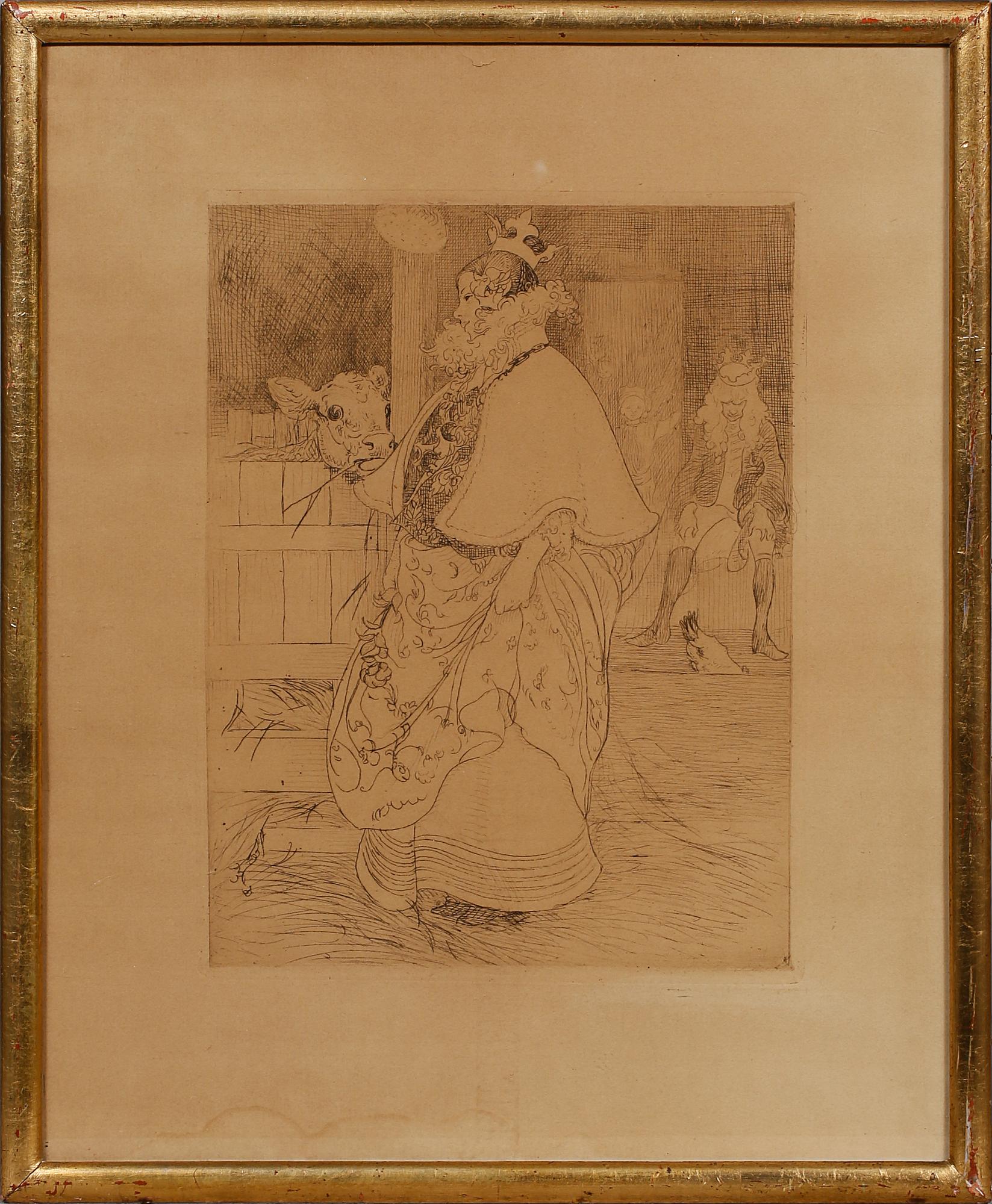 CARL LARSSON, 6 st, etsningar, osignerade.