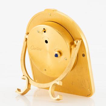 Cartier, Table clock/alarm clock, 75 x 87 mm.