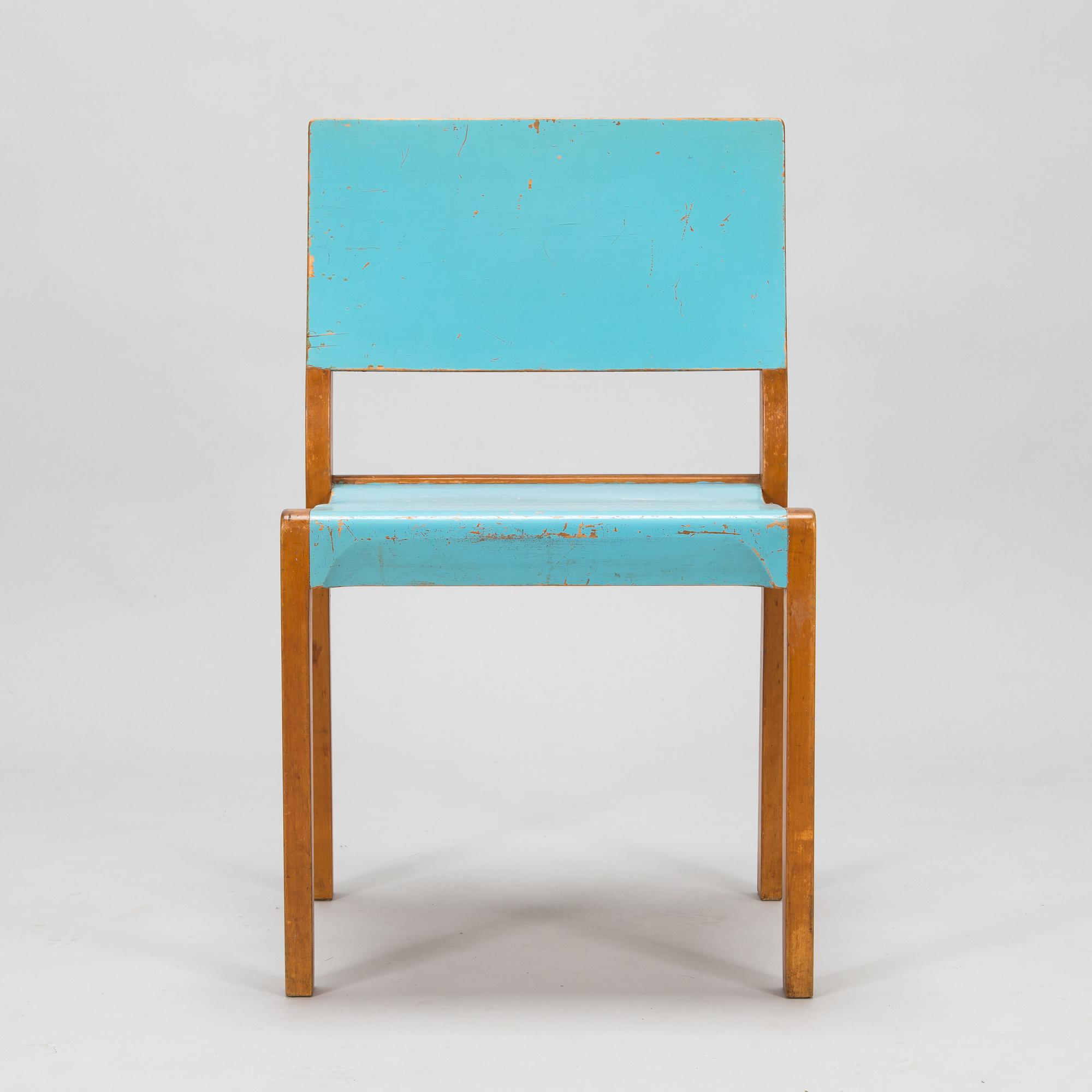 Alvar Aalto, a mid-20th century '611' chair for O.Y. Huonekalu- ja Rakennustyötehdas A.B.