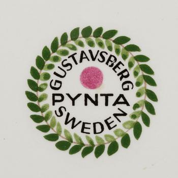 SERVISDELAR, 21 st,  porslin "Pynta", Stig Lindberg, Gustavsberg, 1900-talets andra hälft.