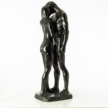 Gudmar Olovson, skulptur. Signerad. Numrerad. Gjutarstämpel. Brons, höjd 90 cm, längd 32 cm.
