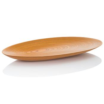 Tapio Wirkkala, A plywood dish signed TW.