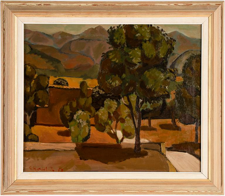 Gerhard Nordström, French landscape.