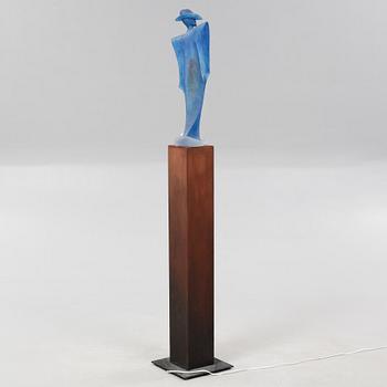 KJELL ENGMAN, skulptur, glas, signerad.