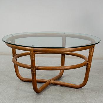 MÖBELGRUPP, 7 delar, sannolikt Danmark, 1900-talets andra hälft.