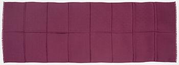Gucci, a wool and silk mix "GG" jaquard shawl.