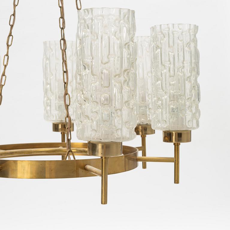 A pair of ceiling lamps, 1950's/60's.