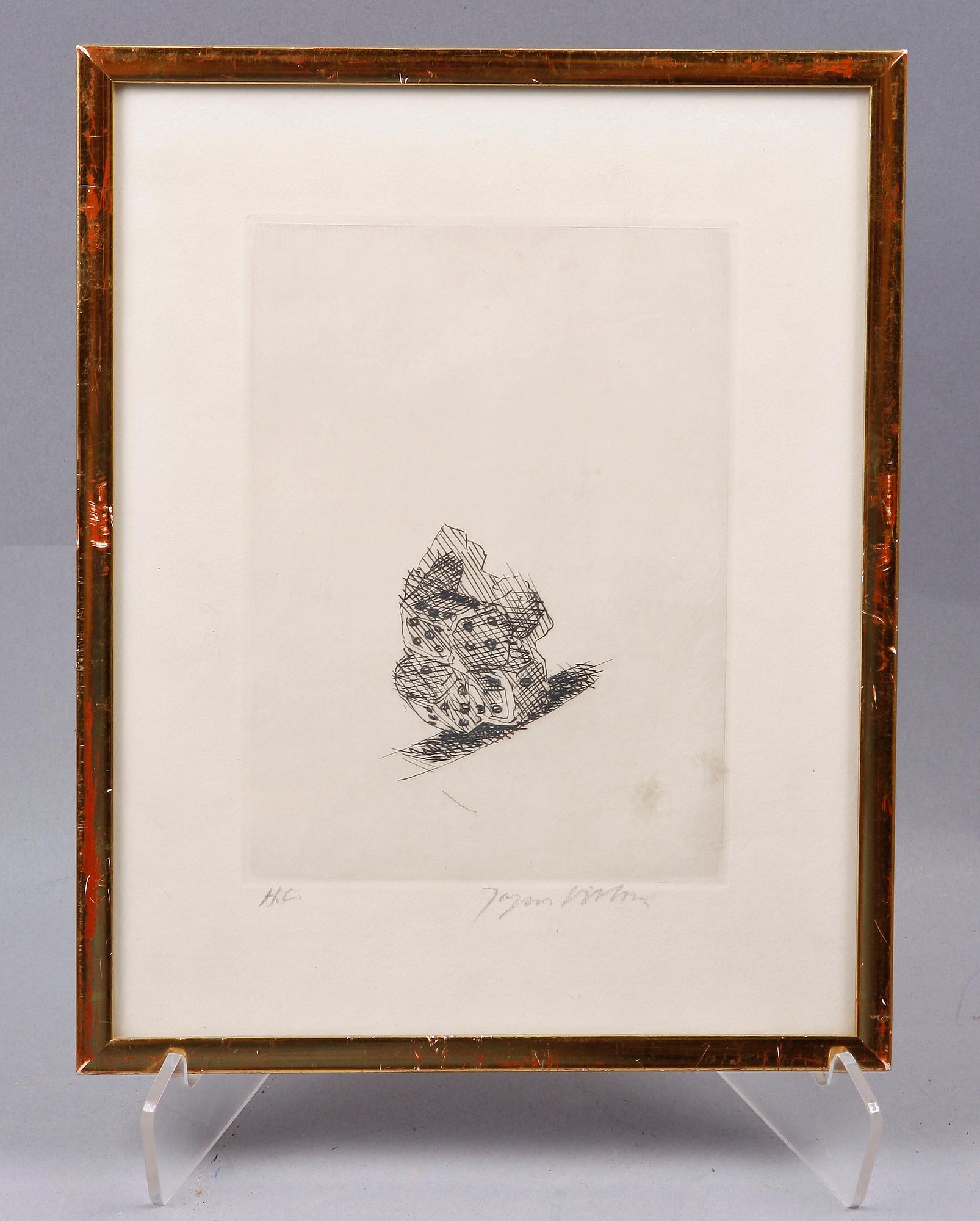 JACQUES VILLON, etsning. Sign. HC. Enligt inskrift á tergo utgiven i 135 ex och dat 1960.