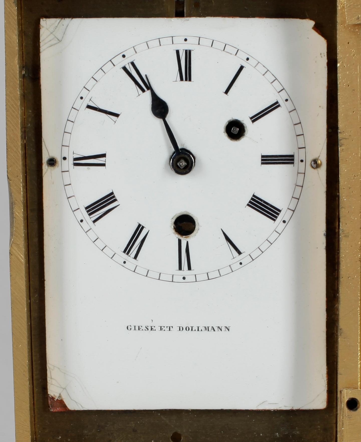 RESEUR, mässing, uret märkt Giese et Dollman, omkring 1900.