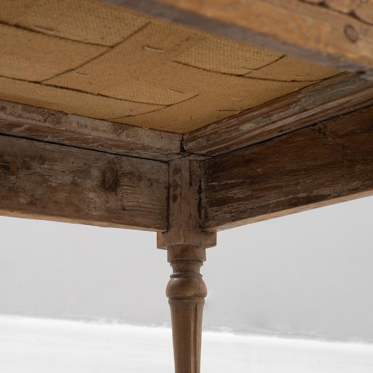 Trågsoffa, gustaviansk, tidigt 1800-tal.