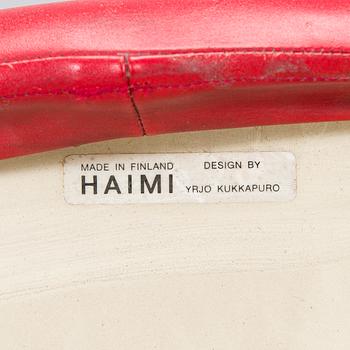 Yrjö Kukkapuro, pöytä "Saturnus" ja tuoleja, 4 kpl, "Junior", Haimi, 1960-luku.