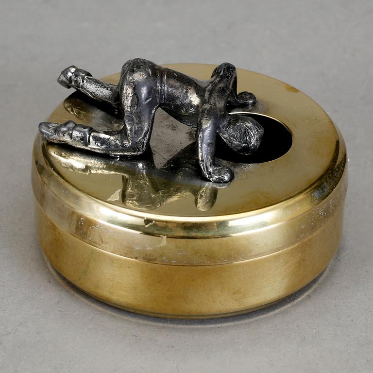 MANSCHETTKNAPPSASK, "Originell", Widerholm och Dahlberg, Eskilstuna, 1920-/30-tal.