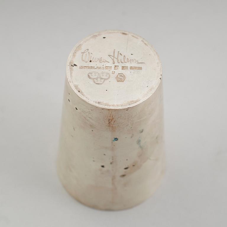 BÄGARE, sterlingsilver, Wiwen Nilsson, Lund 1962. Vikt ca 72 gram.