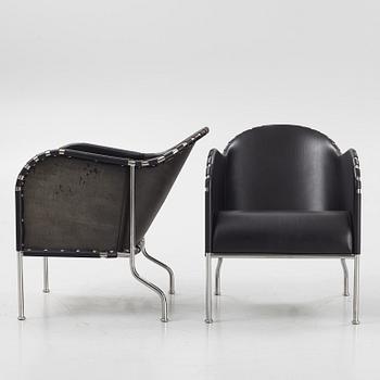 Mats Theselius, a 'Bruno' a pair of lounge chair from Källemo.