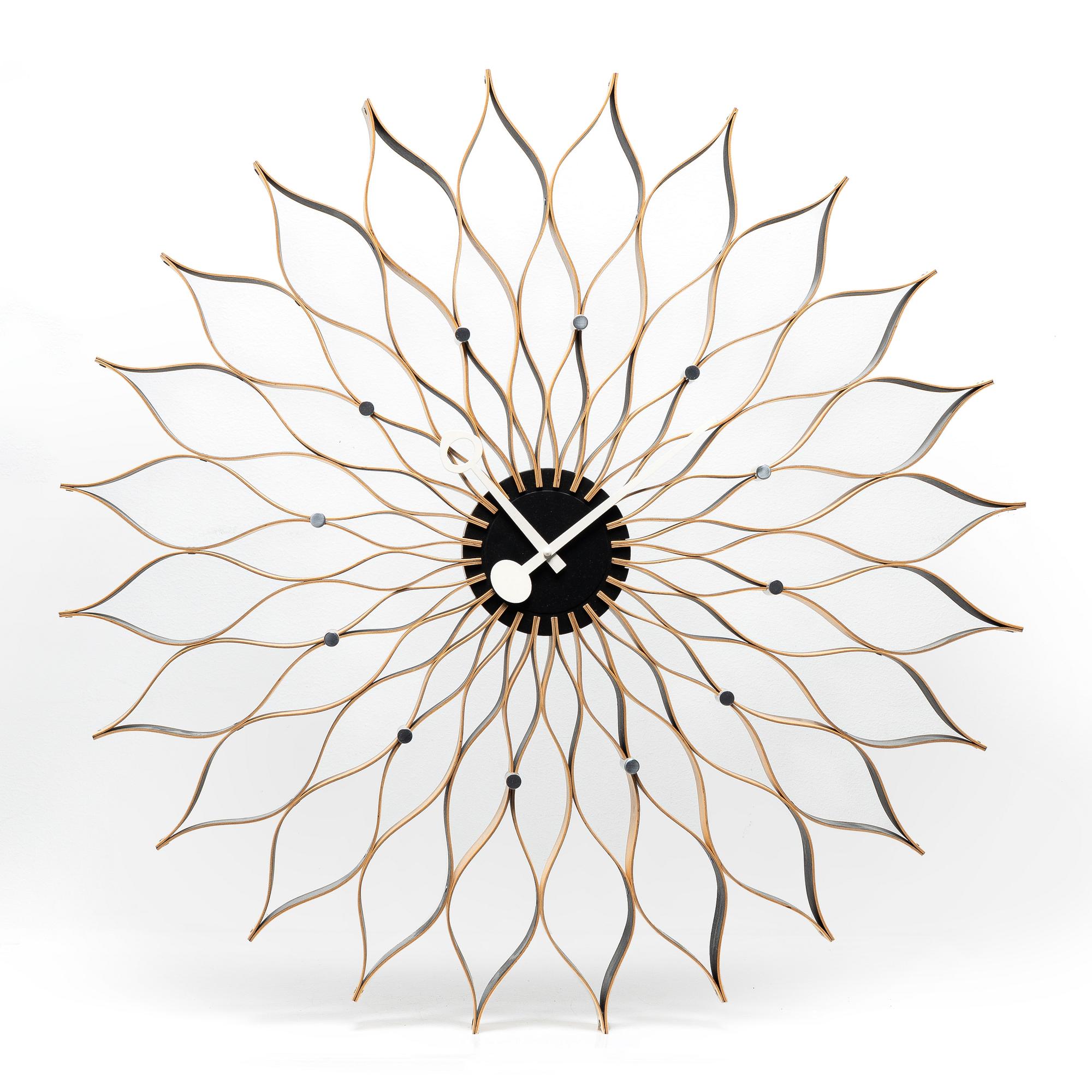 George Nelson, väggur, "Sunflower clock", Vitra.