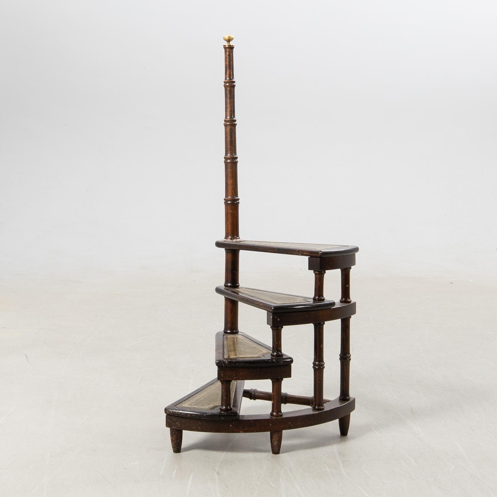 Library staircase, late 20th century.