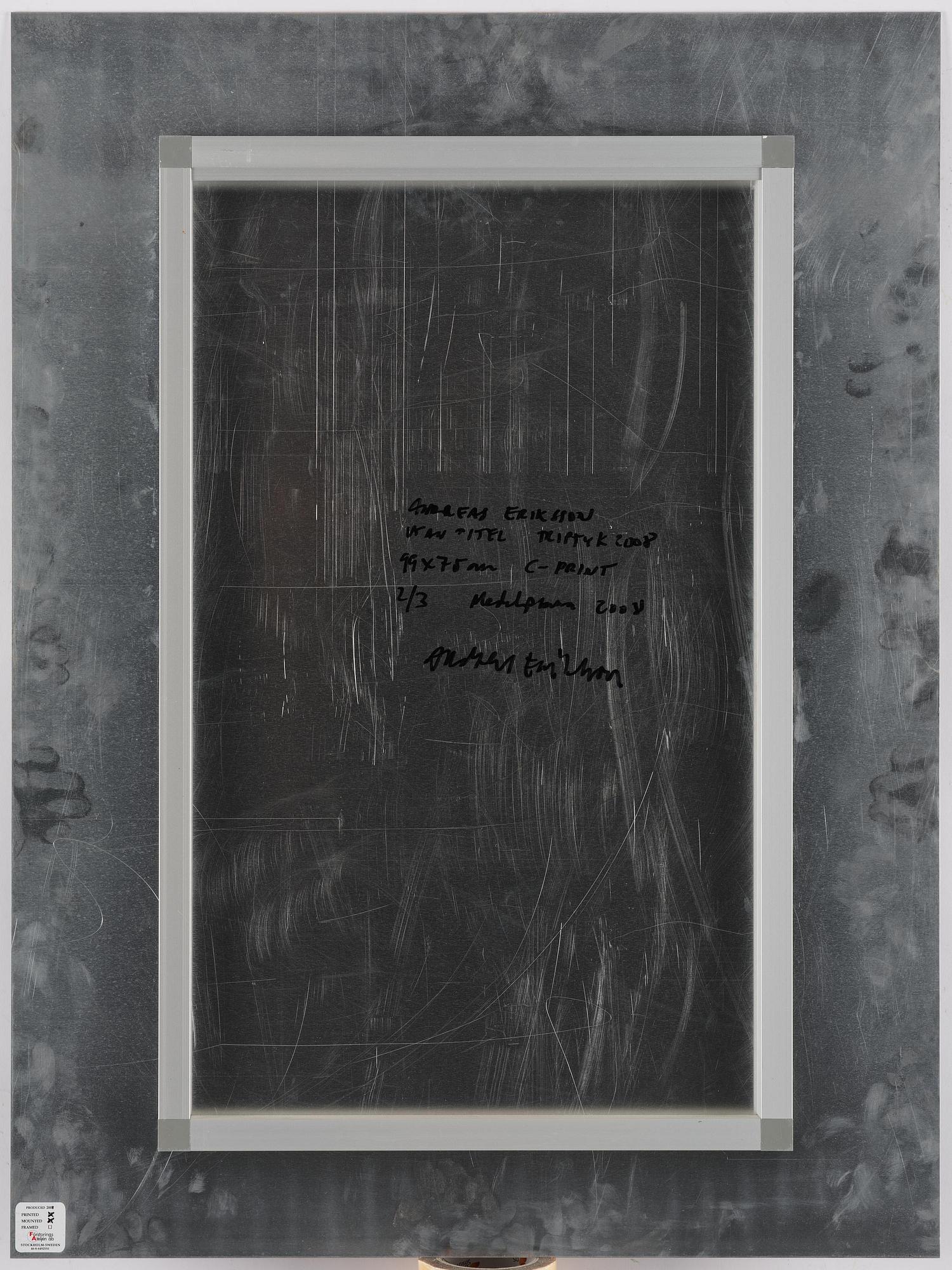 Andreas Eriksson, Untitled.