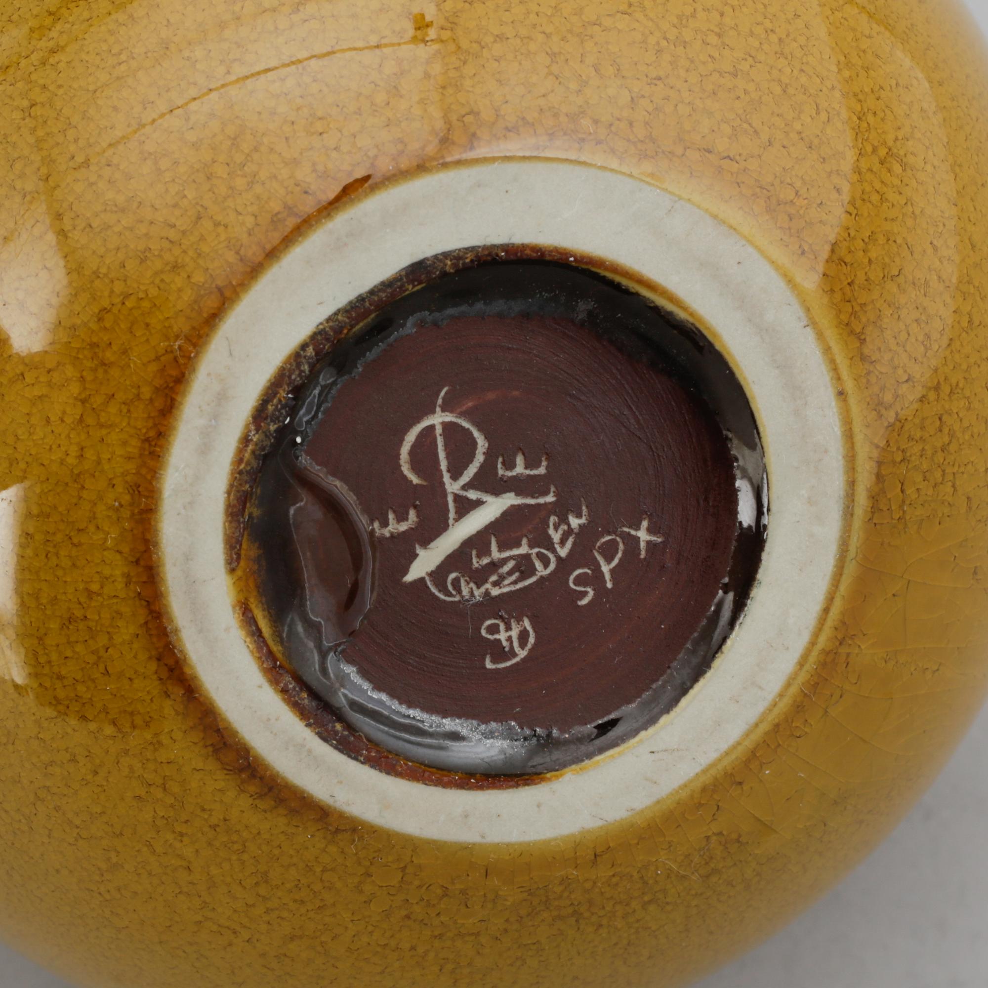 Carl-Harry Stålhane, a stoneware vase from Rörstrand, signed.