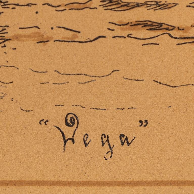 JACOB HÄGG, fotolitografi, signerad och daterad 1879 i trycket.