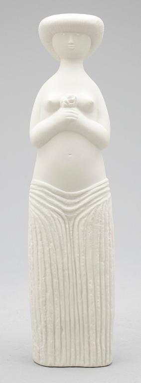 STIG LINDBERG, skulptur, parian, Gustavsberg.