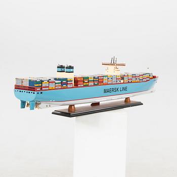 Boat model Maersk Line "Triple E" late 20th century.
