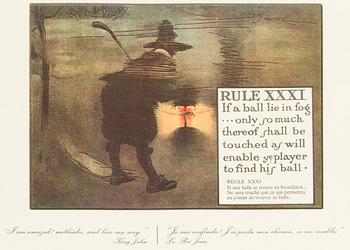 "The Rules of Golf", 19 kpl.