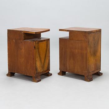 Nattduksbord, ett par, omkring 1930-tal.