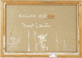 Bengt Landin, tempera 6 oil on canvas, signed.