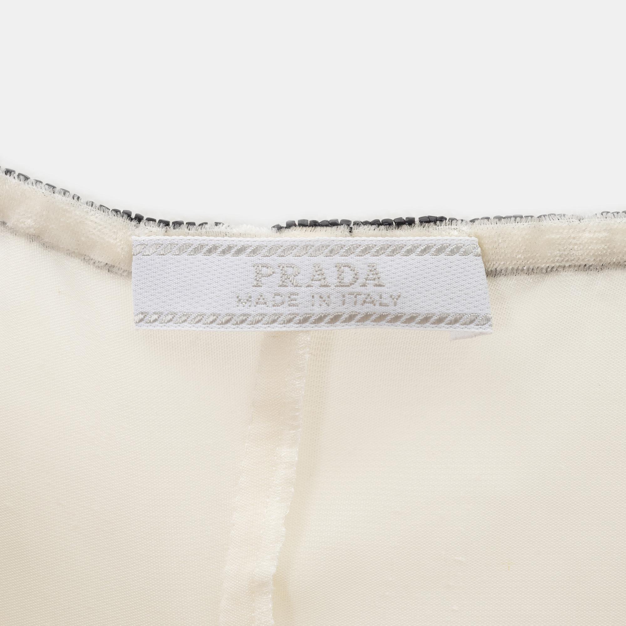 Prada, klänning med strumpbyxor, storlek 40.