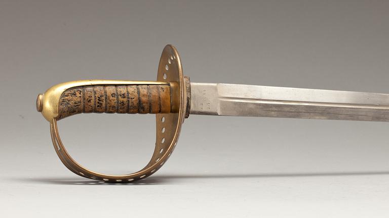 SABEL, Sverige, kavallerimanskap, m/1893.