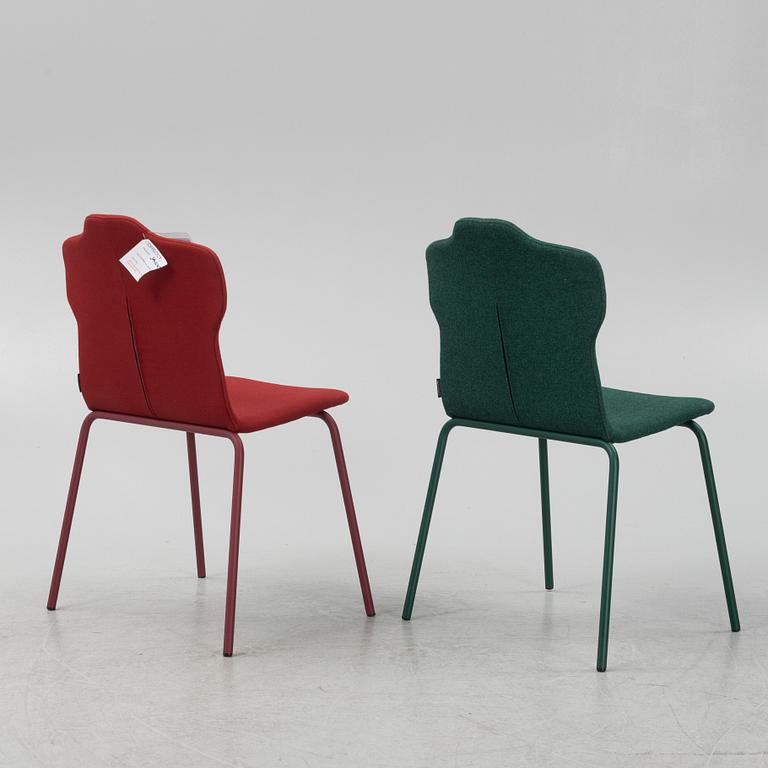 Claesson Koivisto Rune, two 'Jacket' prototype chairs, Offecct.