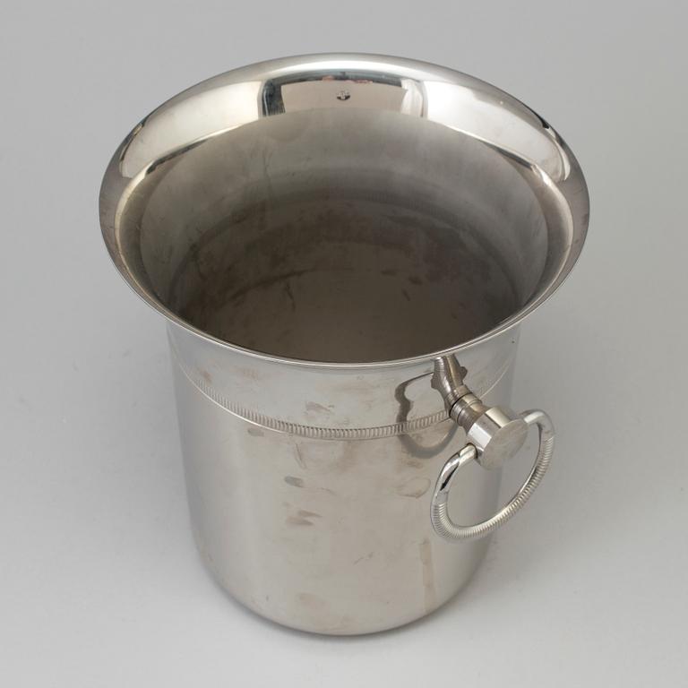 A 20TH CENTURY PLATE CHAMPAGNE COOLER, Jean Couzon.