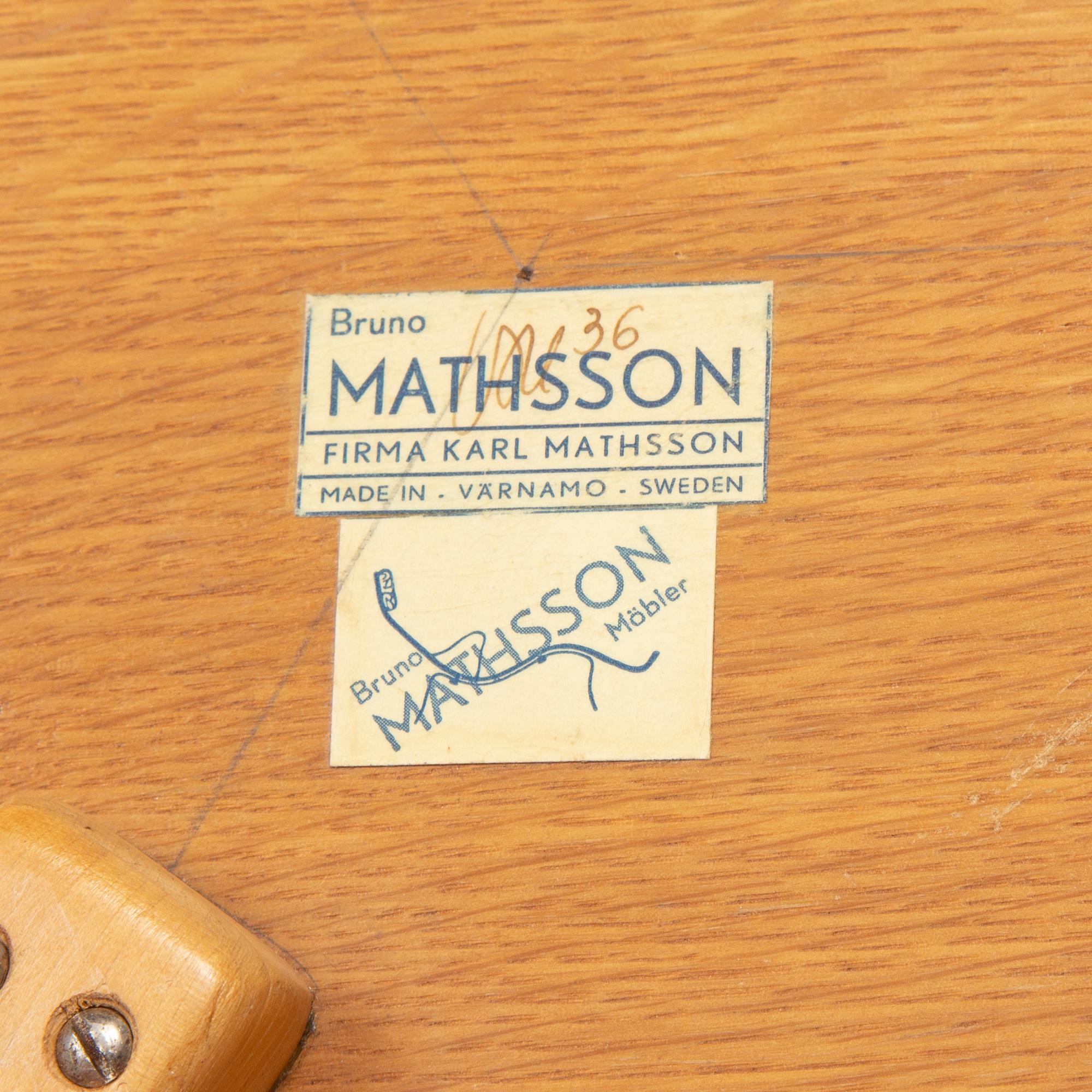 BRUNO MATHSSON, bord, "Annika", Firma Karl Mathsson, formgivet 1936.