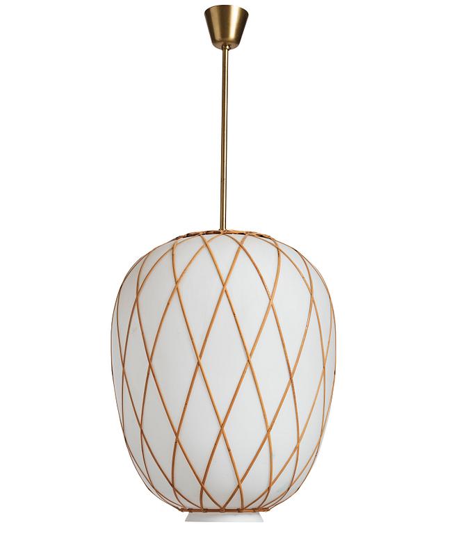 Harald Notini, a ceiling lamp, model '11555', Arvid Böhlmarks Lampfabrik, Sweden 1940s.