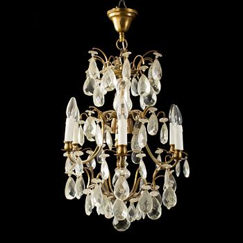 A rococo style chandelier from the first half of the 20th century.