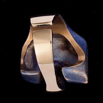 BJÖRN WECKSTRÖM, RING, "Scarab" eldbrons, Lapponia 1970-tal.