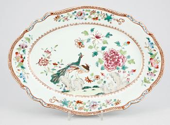 FAT, porslin. Kompaniporslin. Qing dynastin. Qianlong (1736-95).