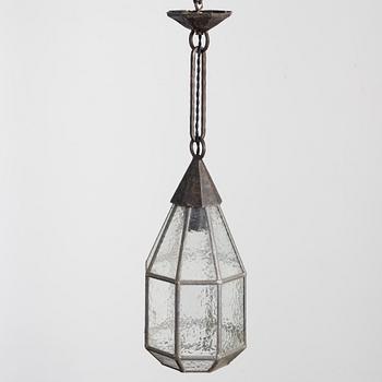Harald Notini, a model "5994" ceiling lamp, Arvid Böhlmarks Lampfabrik, Stockholm, 1920s-30s.