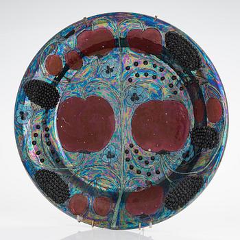 Birger Kaipiainen, a decorative ceramic plate signed Kaipiainen Arabia.